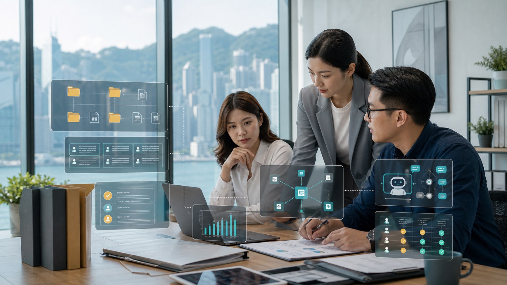 香港中小企團隊檢視 AI 知識庫治理、RAG 搜尋、CRM 權限和私隱安全流程